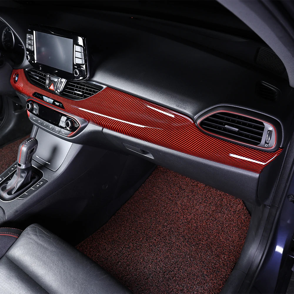Hyundai i30 Armaturenbrett Cover Rot