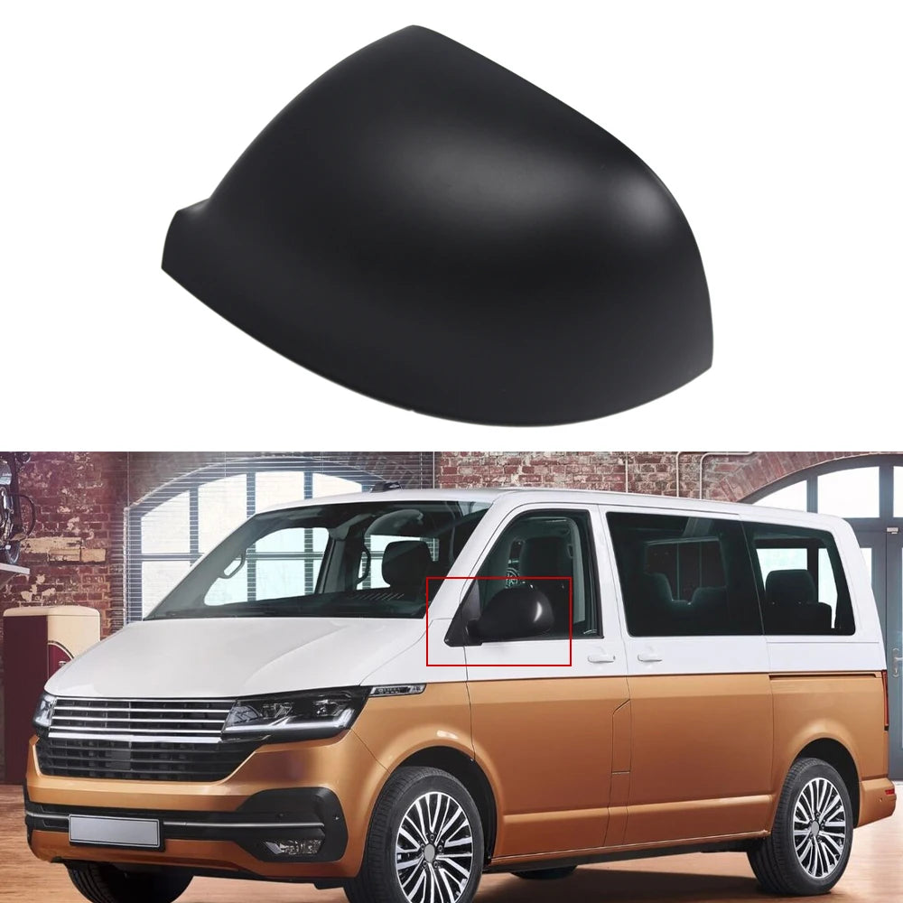 VW T5 T6 Spiegelkappen Schwarz Matt
