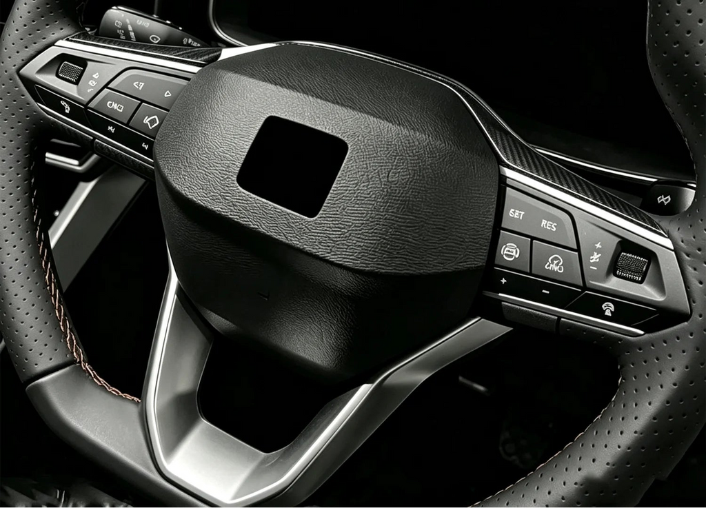 Seat / Cupra – Lenkrad Zierblende Carbon-Optik / Kupfer