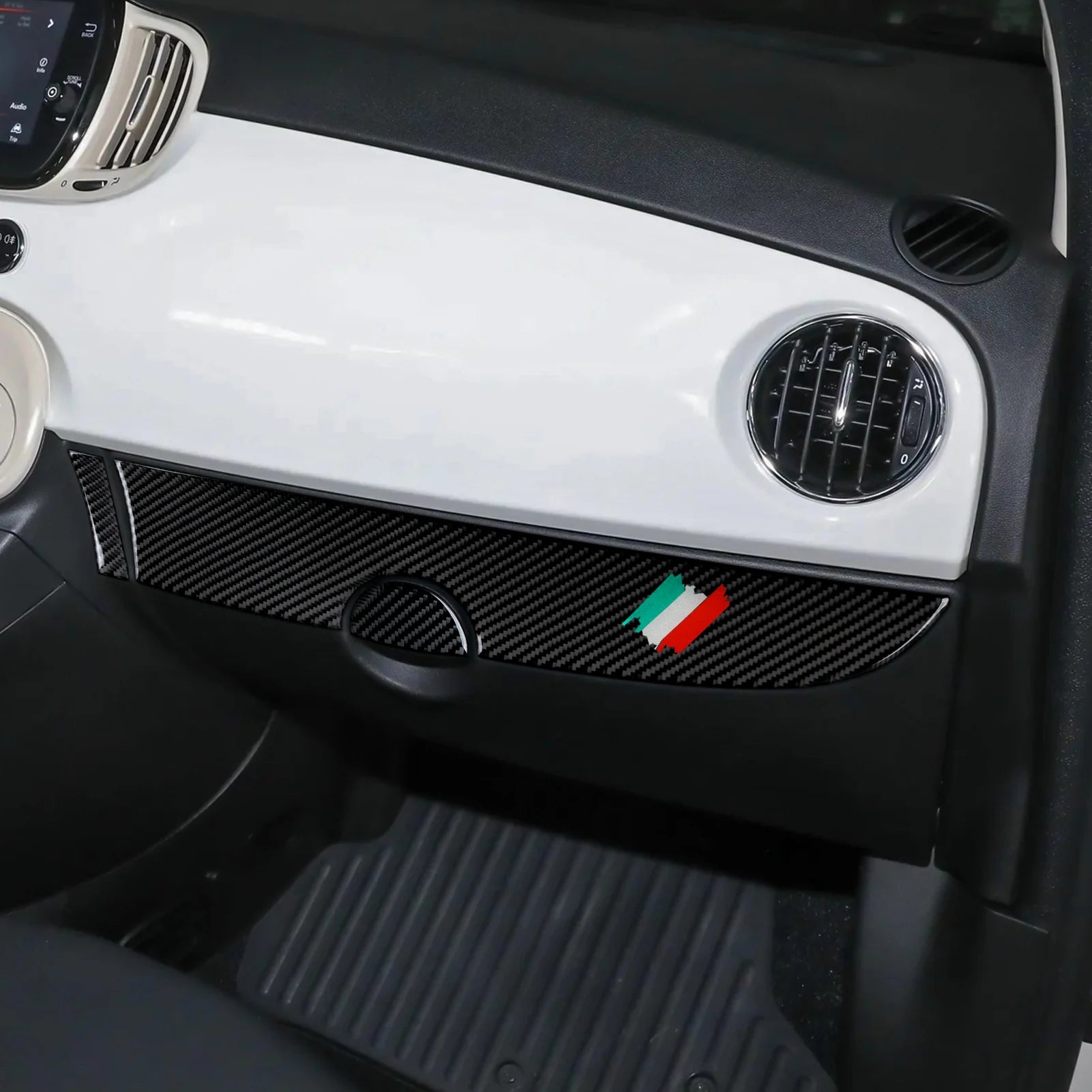 Fiat 500 Abarth 595 695 Innenraum Carbon Look Cover Set