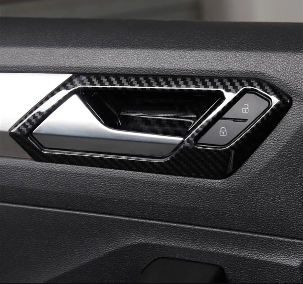 Türgriff Mulden Abdeckungen Carbon Optik für VW T-Roc 2018–2025