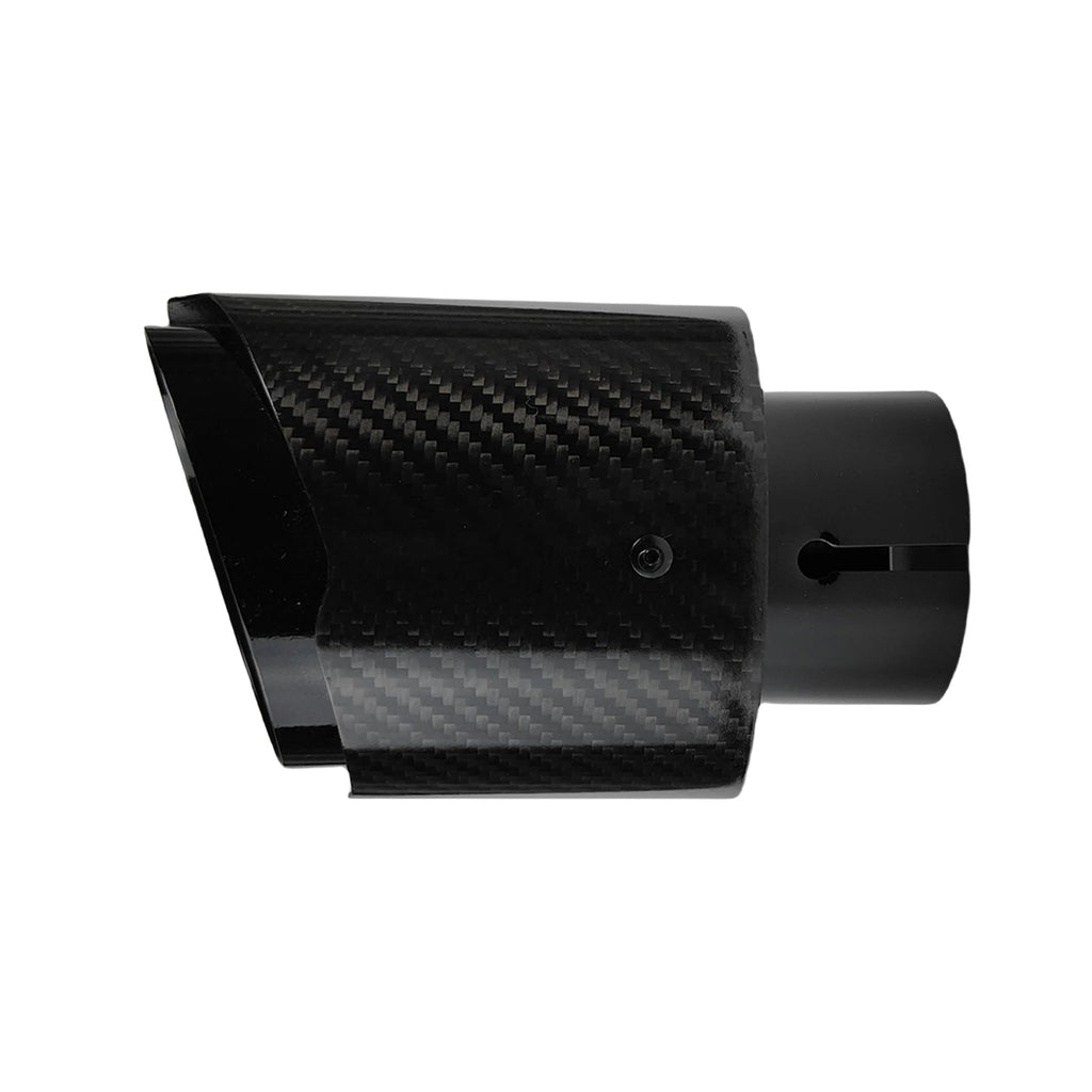 Universal Auspuff Endrohr Carbon-Optik Edelstahl
