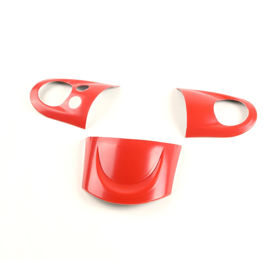 MINI Cooper Lenkrad Panel Abdeckung 3er-Set – Union Jack & Farbvarianten | R55 R56 R57 R58 R59 R60 R61