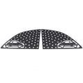 Fiat 500 Heckfenster Dreieck Wabenpanel Aluminium