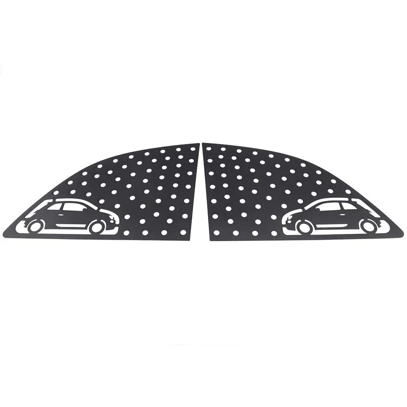 Fiat 500 Heckfenster Dreieck Wabenpanel Aluminium