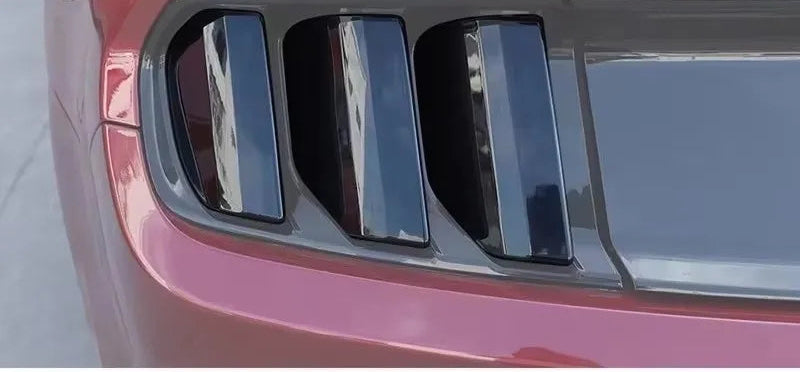 Rückleuchten Schutzblenden Smoked Black für Ford Mustang