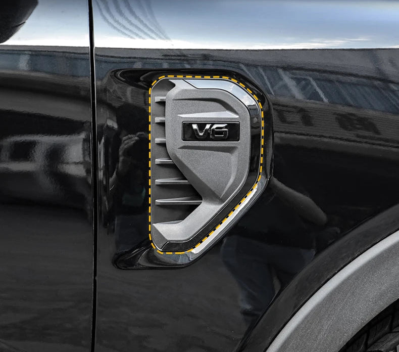 Ford Ranger – Panneau d'aile de rechange Noir Rouge