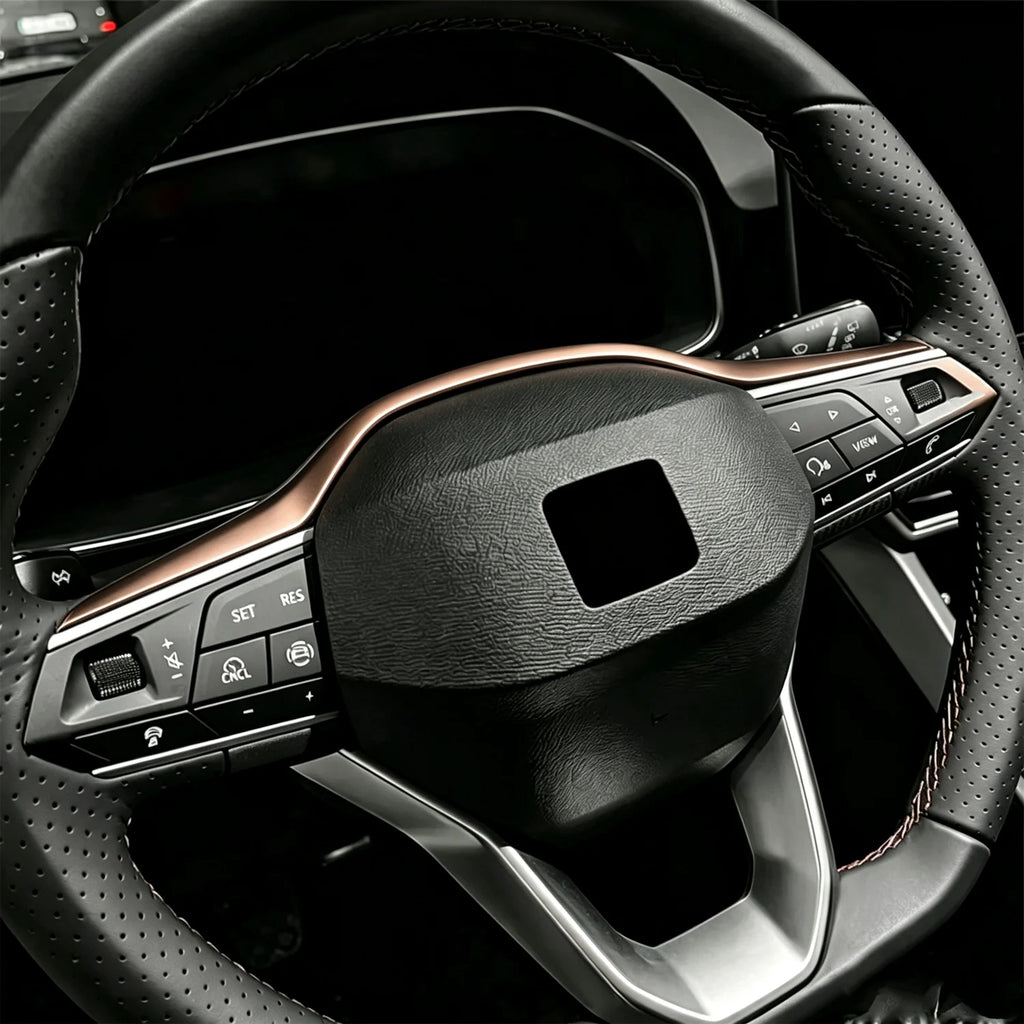 Seat / Cupra – Lenkrad Zierblende Carbon-Optik / Kupfer