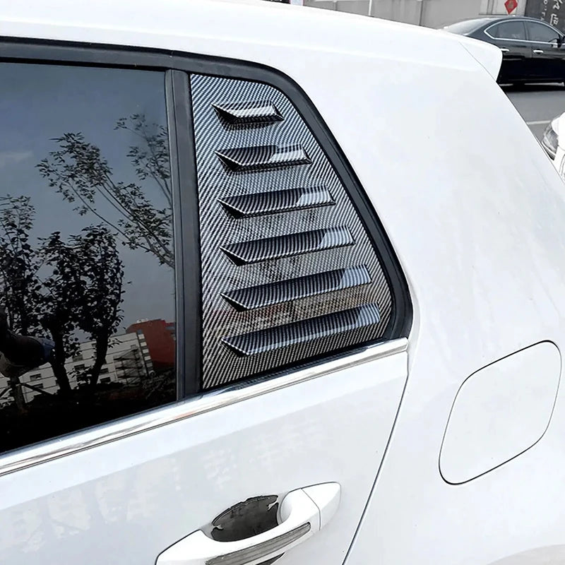 VW Golf 7 Louver Seitenscheiben Abdeckung carbon look
