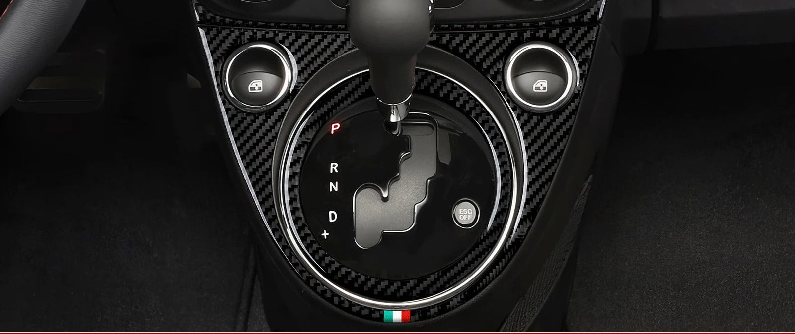 Fiat 500 Abarth 595 695 Innenraum Carbon Look Cover Set