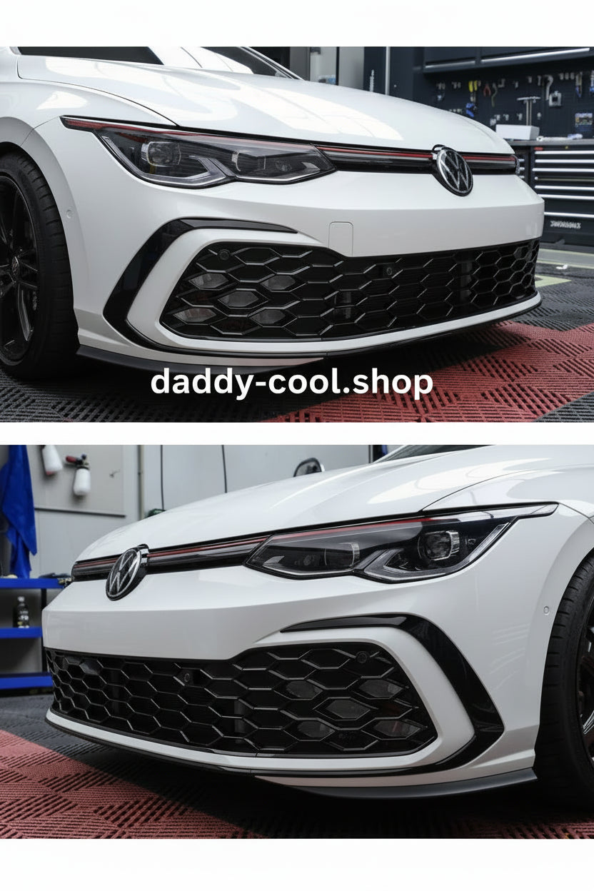 VW Golf 8 MK8 GTI Frontgrill Schwarz Hochglanz