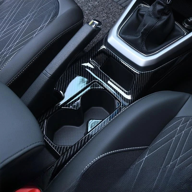 VW T-Cross Abdeckung Mittelkonsole Becherhalter Carbon Optik