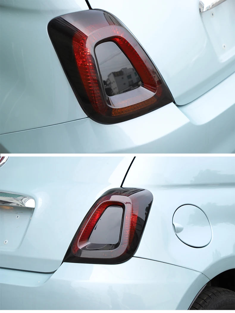 Fiat 500 Rücklicht Abdeckungen Dark Lights