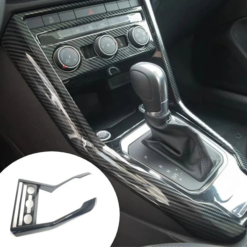 VW T-Roc A11 Mittelkonsolen Abdeckung Carbon Optik