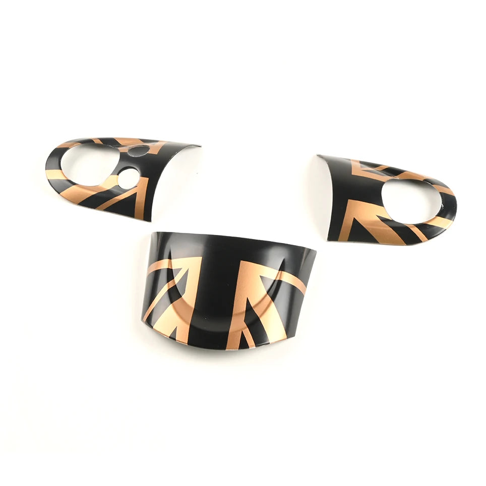 MINI Cooper Lenkrad Panel Abdeckung 3er-Set – Union Jack & Farbvarianten | R55 R56 R57 R58 R59 R60 R61