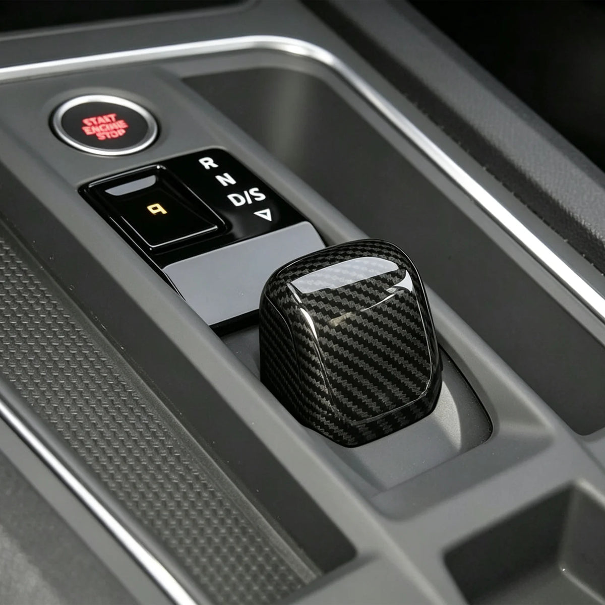 Seat Leon / Cupra – Schaltknauf Abdeckung Carbon / Kupfer