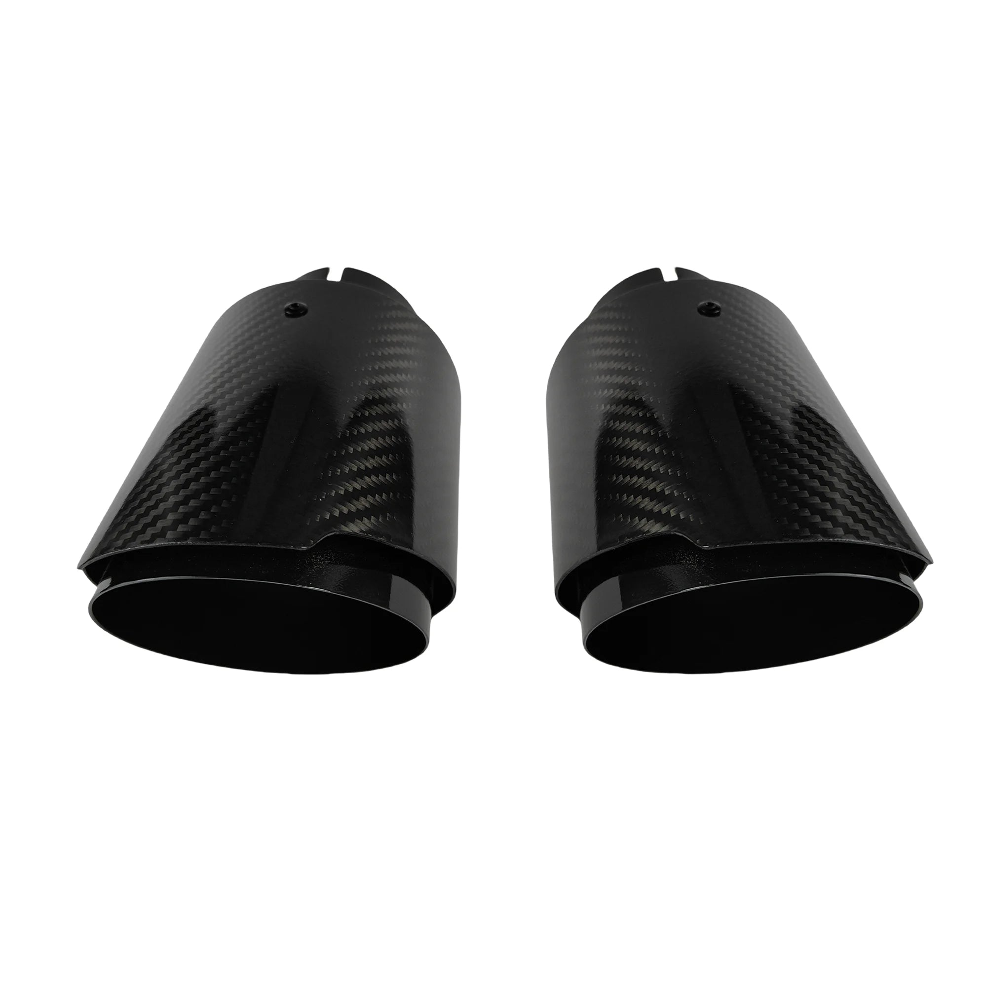 Universal Auspuff Endrohr Carbon-Optik Edelstahl
