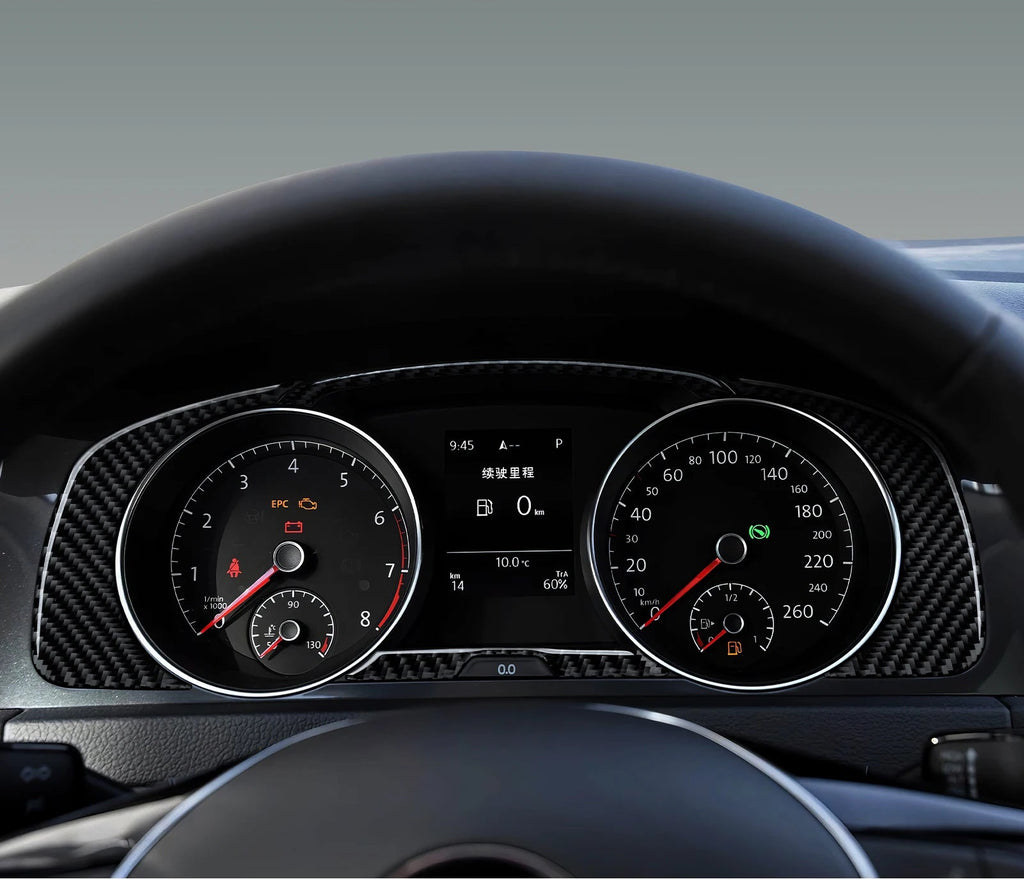 VW Golf 7 GTI / R / GTE – Tacho Rahmen Echt Carbon
