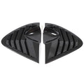 Seat Leon 1P Hintere Seitenscheiben-Abdeckung Piano Black & Carbon-Optik