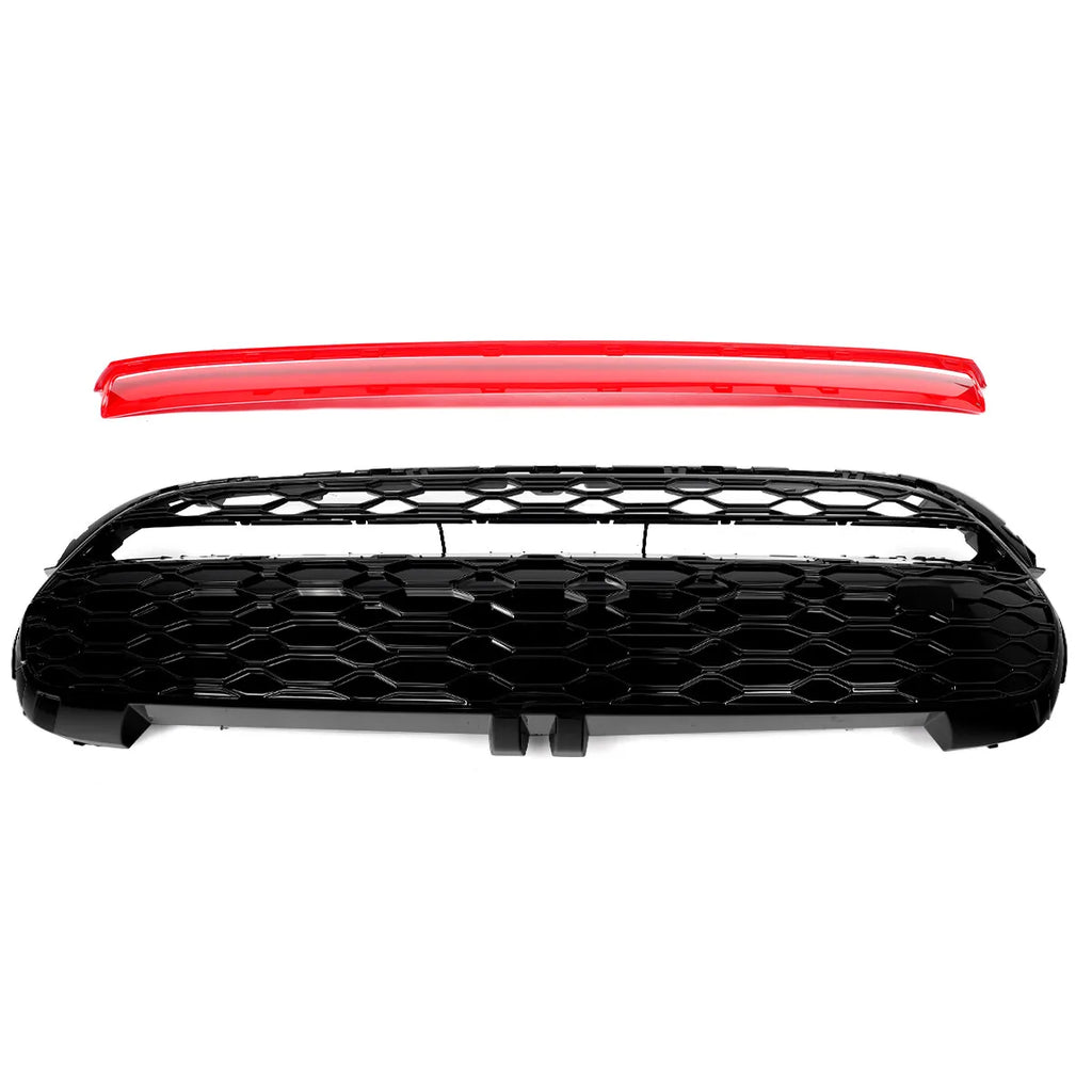 MINI GP Style Frontstoßstangen Kühlergrill Schwarz Rot F55 F56 F57
