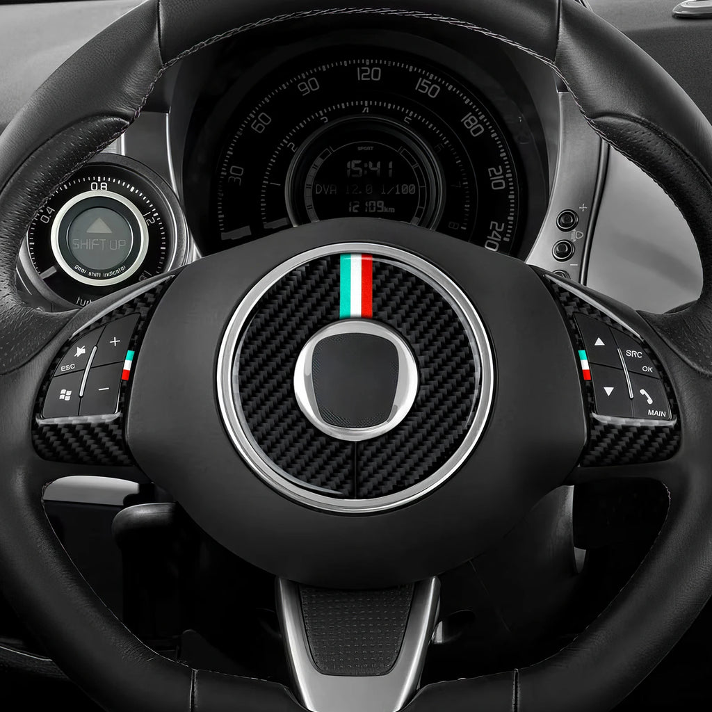 Fiat 500 Abarth 595 695 Innenraum Carbon Look Cover Set