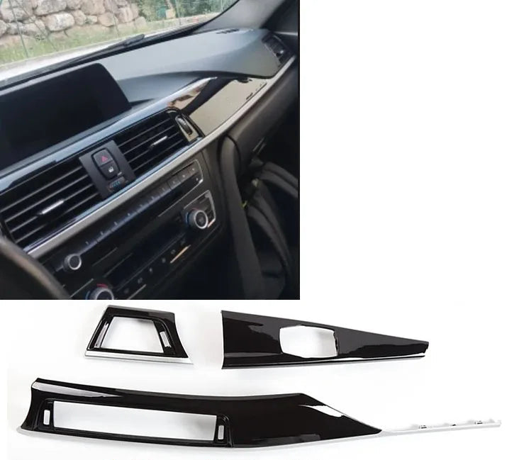 BMW 3er & 4er Armaturenbrett Verkleidung Schwarz Carbon Set