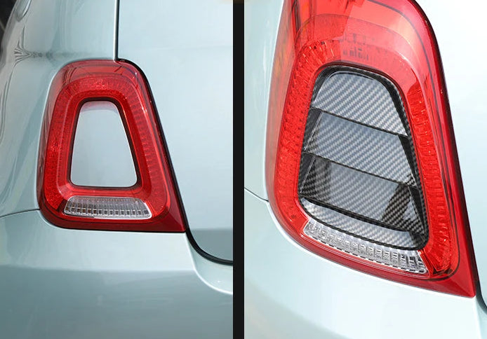 Fiat 500  Abarth 595 695 Rücklicht Zierblenden