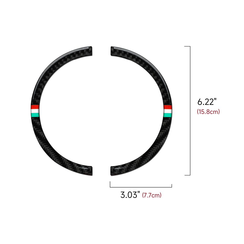 Fiat 500 Abarth 595 695 Innenraum Carbon Look Cover Set