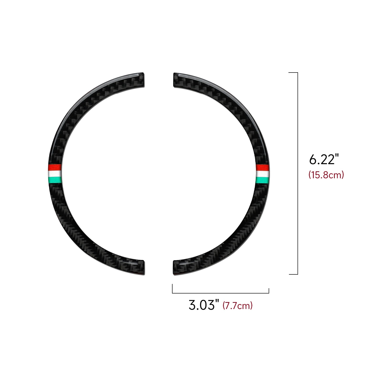 Fiat 500 Abarth 595 695 Innenraum Carbon Look Cover Set