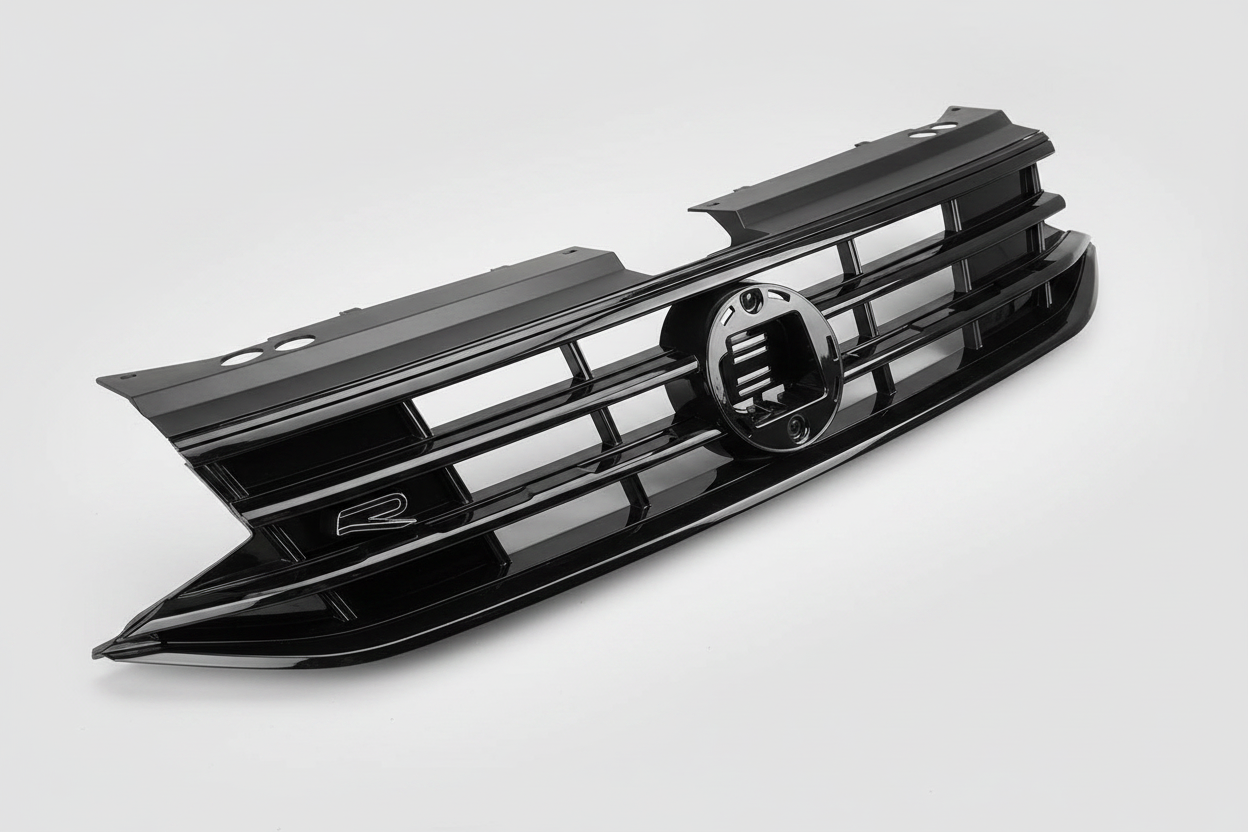 VW Tiguan FL Frontgrill R-Line Style Hochglanz Schwarz