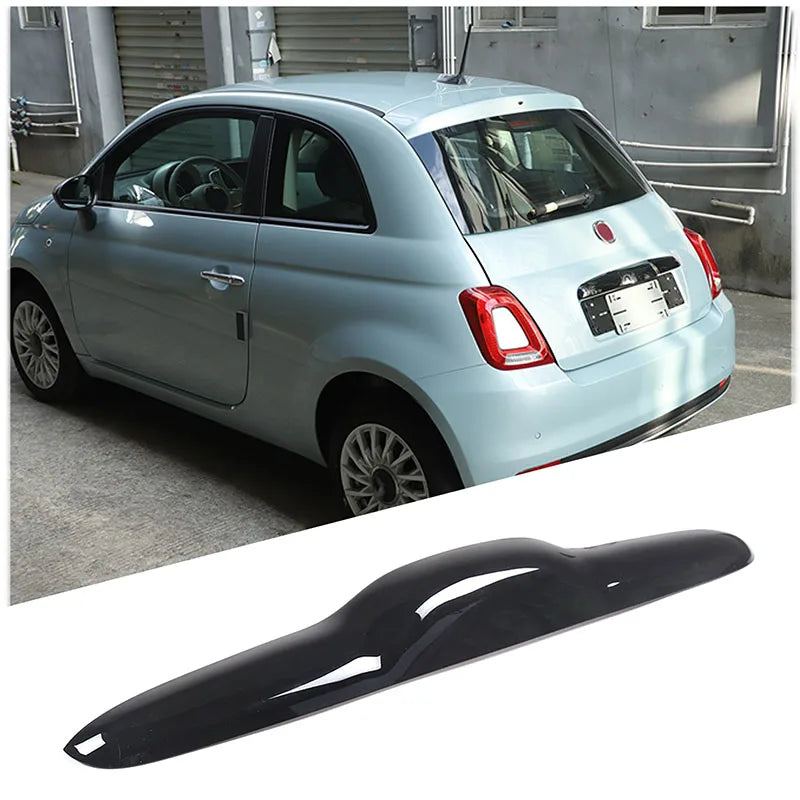 Fiat 500 Zierleisten Set – Emblem, Seitenstreifen & Heckklappe ABS 2010–2023