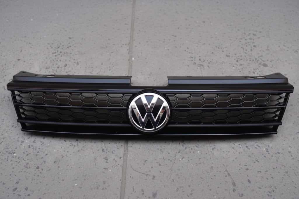 VW Tiguan 2 Frontgrill Hochglanz Schwarz Honeycomb Design Blackstyle