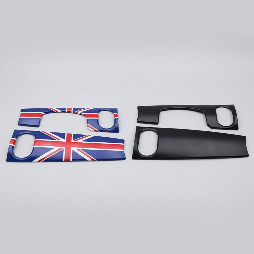 MINI Cooper Dashboard Trim Abdeckung 2er-Set – Union Jack & Farbvarianten | F55 F56 F57 (2022 LCI)