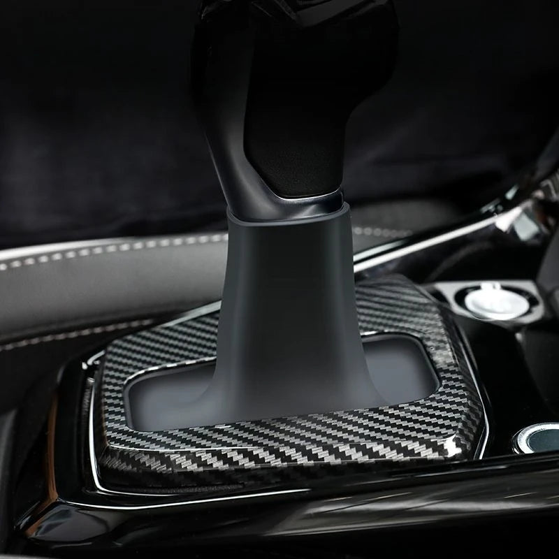 VW T-Cross Abdeckung Schaltkulisse Carbon Optik Hochglanz Schwarz