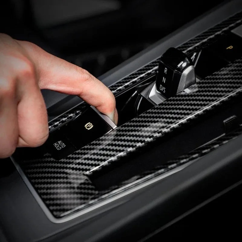 VW Golf 8 Schaltpanel Rahmen Detail
