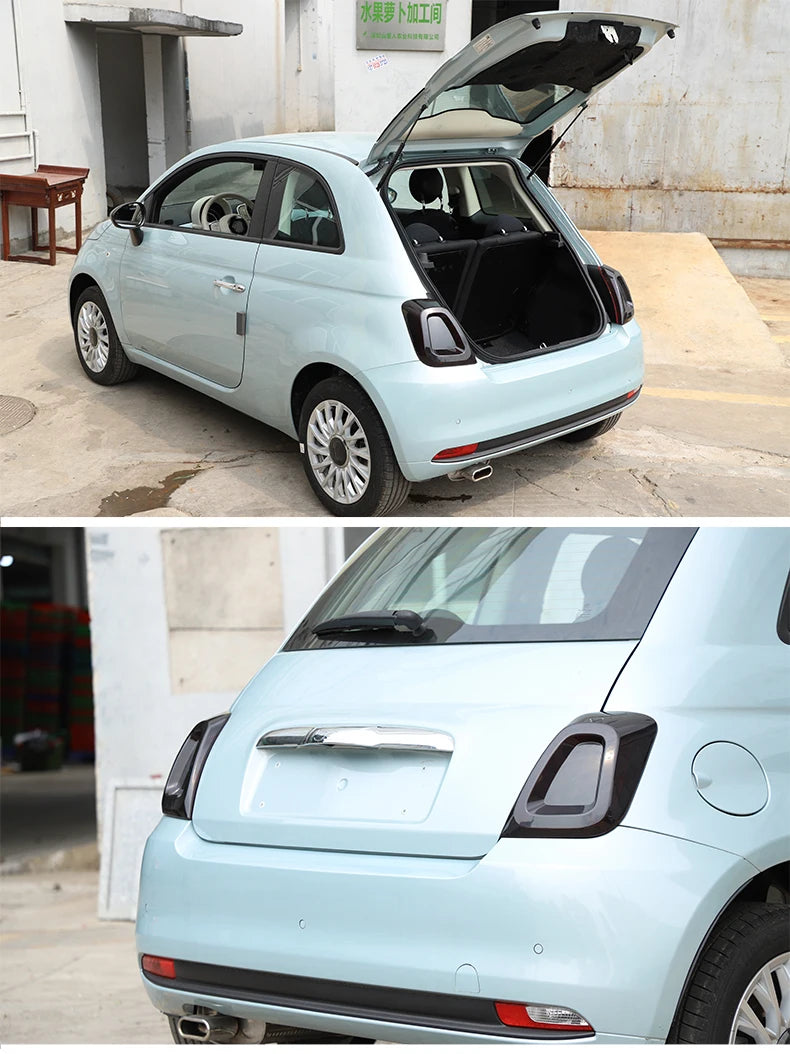 Fiat 500 Rücklicht Abdeckungen Dark Lights