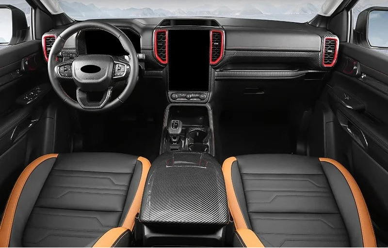 Ford Ranger Wildtrak T9 – Innenraum Zierblenden Carbon-Optik