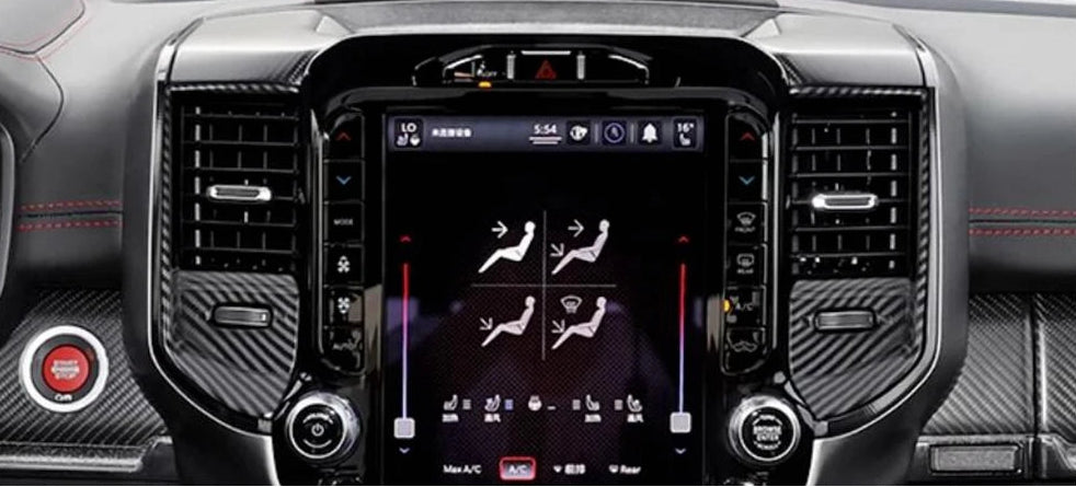 Dodge RAM 1500 – Mittelkonsole Klimaanlage Blende Carbon Optik