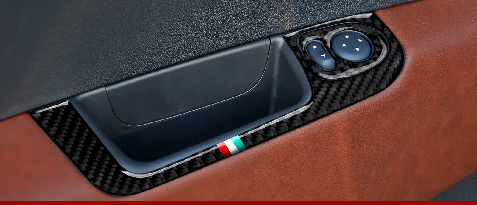 Fiat 500 Abarth 595 695 Innenraum Carbon Look Cover Set