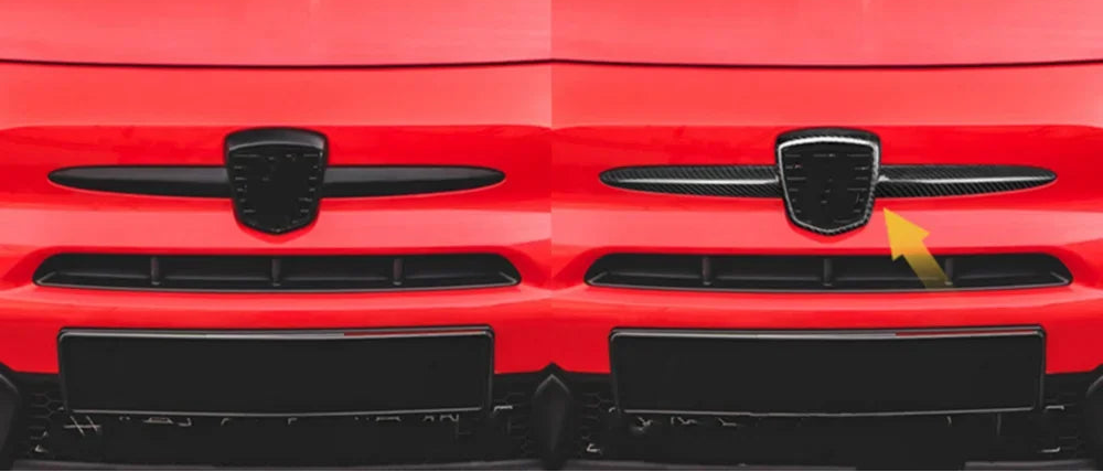 Fiat 500 Abarth 595  695 Emblem Zierrahmen Vorne Hinten